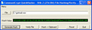 CommuniCrypt QuickHasher screenshot